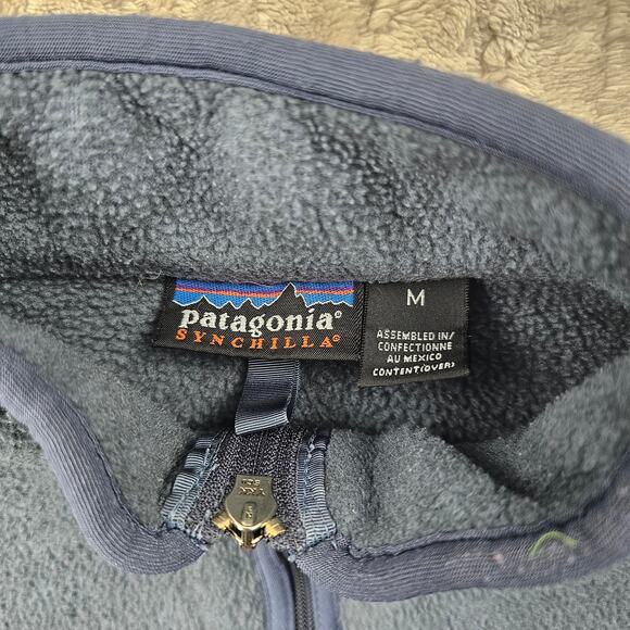 Patagonia Jacket Womens Medium Synchilla Vintage Outdoor Utility Classic Zip - Picture 3 of 5